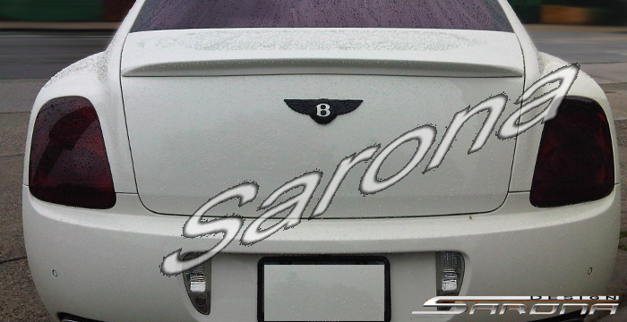 Custom Bentley Flying Spur Trunk Wing  Sedan (2004 - 2013) - $325.00 (Manufacturer Sarona, Part #BT-002-TW)